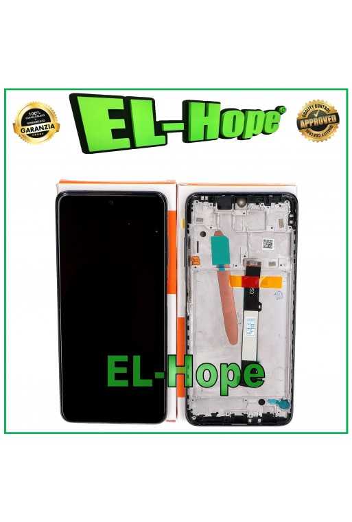 DISPLAY TOUCH + FRAME PARI ORIGINALE SERVICE XIAOMI POCO X3 PRO M2102J20SI NERO