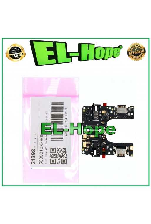 CONNETTORE RICARICA DOCK ORIGINALE SERVICE XIAOMI REDMI NOTE 10 / 10S M2101K7 CONNETTORE RICARICA DOCK ORIGINALE SERVICE XIAOMI REDMI NOTE 10 / 10S M2101K7