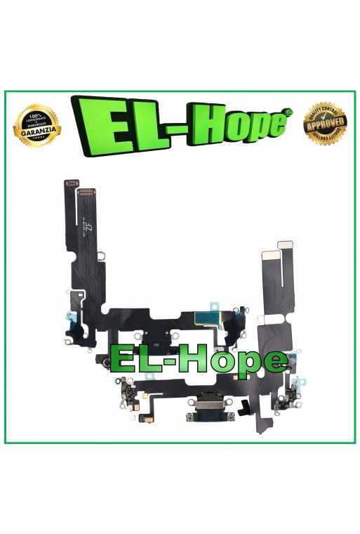 CONNETTORE RICARICA APPLE iPhone 14 PLUS MICROFONO ANTENNA DOCK CARICA NERO CONNETTORE RICARICA APPLE iPhone 14 PLUS MICROFONO ANTENNA DOCK CARICA NERO