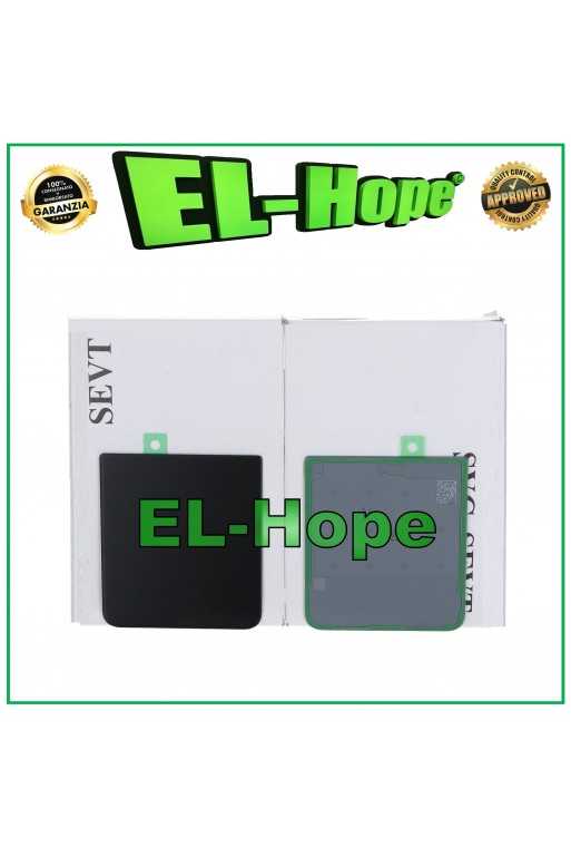 VETRO POSTERIORE INFERIORE ORIGINALE SAMSUNG GALAXY Z FLIP 3 5G SM-F711B NERO