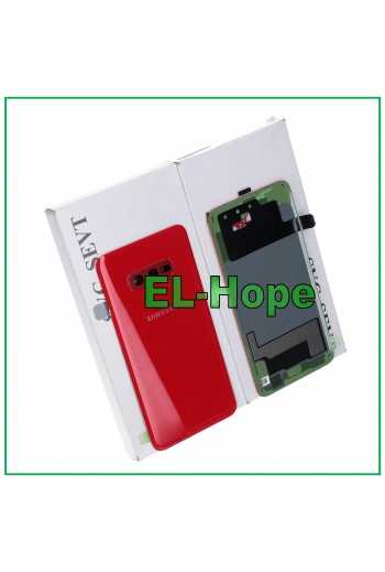 COPRI BATTERIA ORIGINALE SAMSUNG GALAXY S10E SM-G970 COPERCHIO POSTERIORE ROSSO
