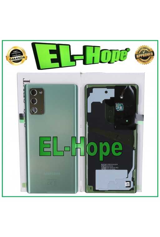 COPRI BATTERIA POSTERIORE ORIGINALE SAMSUNG NOTE 20 SM-N981 SM-N980 VERDE COPRI BATTERIA POSTERIORE ORIGINALE SAMSUNG NOTE 20 SM-N981 SM-N980 VERDE