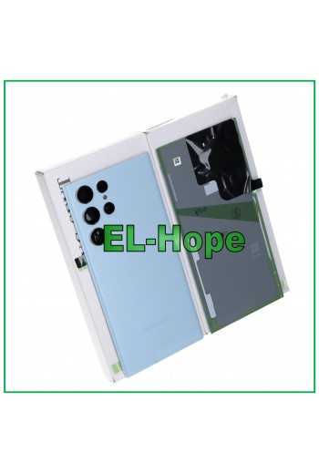 COPRI BATTERIA POSTERIORE ORIGINALE SAMSUNG GALAXY S22 ULTRA 2022 SM-S908 BLU