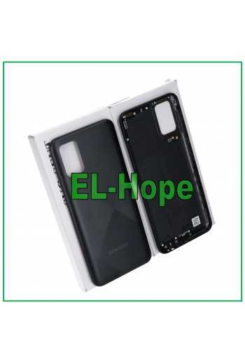 SCOCCA BATTERIA POSTERIORE ORIGINALE SAMSUNG GALAXY A02S SM-A025 BACK CASE NERO