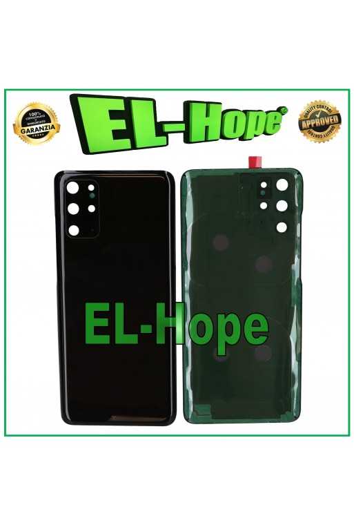 COPRI BATTERIA PER SAMSUNG GALAXY S20 PLUS SM-G985 SCOCCA POSTERIORE NERO COPRI BATTERIA PER SAMSUNG GALAXY S20 PLUS SM-G985 SCOCCA POSTERIORE NERO