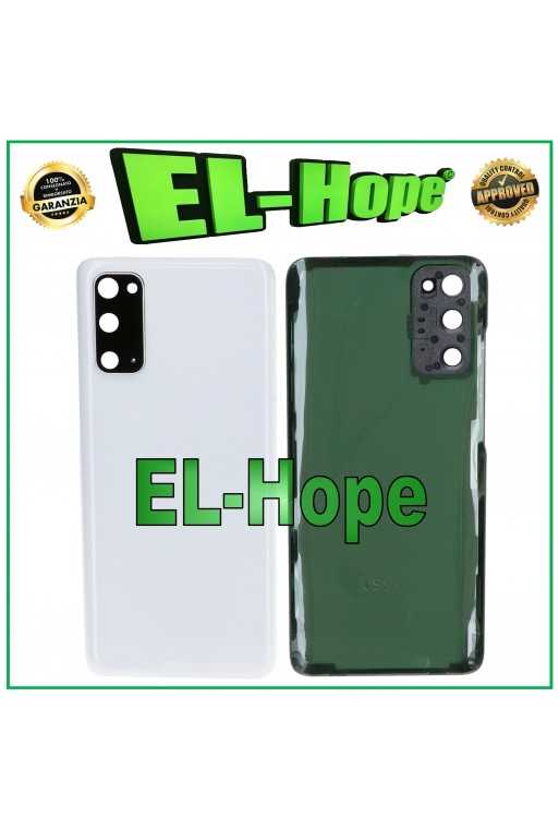 BACK CASE PER SAMSUNG GALAXY S20 SM-G980 G981 COPERCHIO POSTERIORE BIANCO BACK CASE PER SAMSUNG GALAXY S20 SM-G980 G981 COPERCHIO POSTERIORE BIANCO