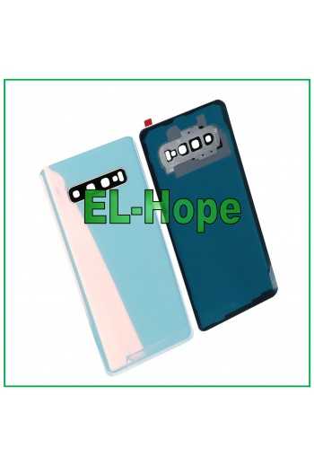 BACK CASE PER SAMSUNG GALAXY S10+ PLUS SM-G975F COPERCHIO POSTERIORE BIANCO
