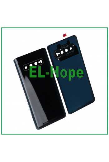BACK CASE PER SAMSUNG GALAXY S10+ PLUS SM-G975F COPERCHIO POSTERIORE NERO