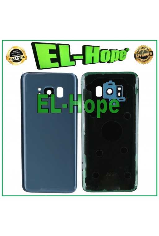 COPRI BATTERIA PER SAMSUNG GALAXY S8 SM-G950 SCOCCA COPERCHIO POSTERIORE BLU COPRI BATTERIA PER SAMSUNG GALAXY S8 SM-G950 SCOCCA COPERCHIO POSTERIORE BLU