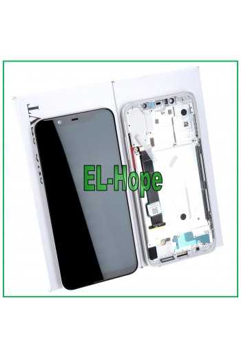 DISPLAY LCD TOUCH ORIGINALE FRAME XIAOMI MI8 MI 8 M1803E1A M1803E1C VETRO SILVER