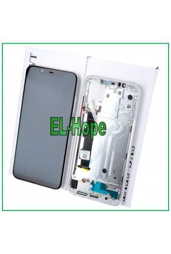 DISPLAY LCD TOUCH ORIGINALE FRAME XIAOMI MI8 MI 8 M1803E1A M1803E1C VETRO SILVER