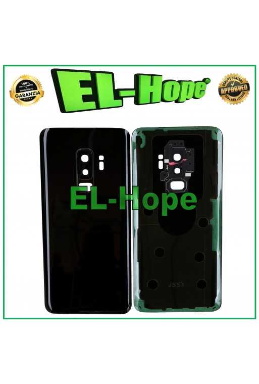 COPRI BATTERIA PER SAMSUNG GALAXY S9+ PLUS SM-G965 CASE SCOCCA POSTERIORE NERO COPRI BATTERIA PER SAMSUNG GALAXY S9+ PLUS SM-G965 CASE SCOCCA POSTERIORE NERO