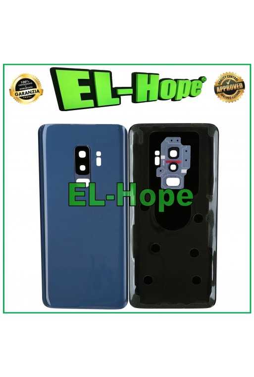 COPERCHIO BATTERIA PER SAMSUNG GALAXY S9+ PLUS SM-G965 SCOCCA POSTERIORE BLU