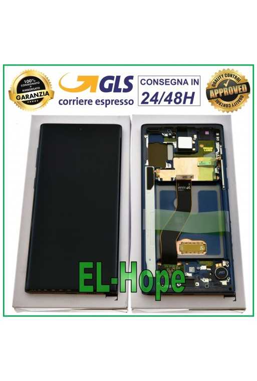 DISPLAY LCD ORIGINALE SAMSUNG GALAXY NOTE 10 SM-N970 N970F TOUCH SCREEN NERO DISPLAY LCD ORIGINALE SAMSUNG GALAXY NOTE 10 SM-N970 N970F TOUCH SCREEN NERO