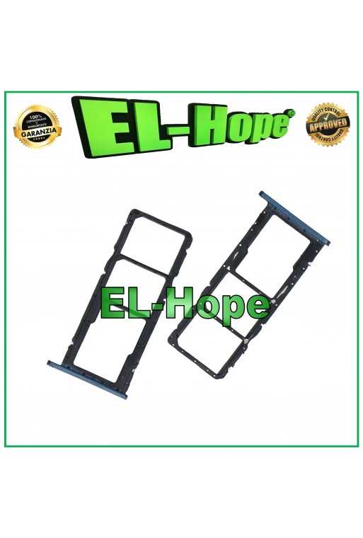 SLOT CARRELLO VANO PORTA SCHEDA SIM MICRO SD PER HUAWEI Y6 2019 MRD-LX1 LX2 BLU SLOT CARRELLO VANO PORTA SCHEDA SIM MICRO SD PER HUAWEI Y6 2019 MRD-LX1 LX2 BLU
