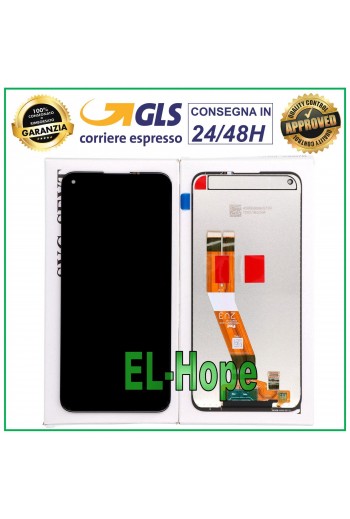 DISPLAY TOUCH + LCD PARI ORIGINALE SERVICE PACK SAMSUNG GALAXY A11 SM-A115 F