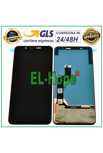 DISPLAY LCD PER LG G8S THINQ LM G810 LMG810EAW TOUCH SCREEN VETRO SCHERMO NERO