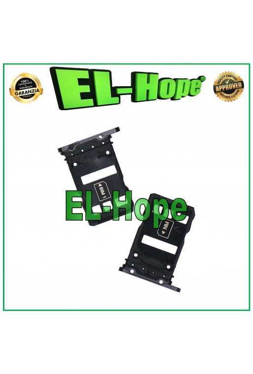 SLOT CARRELLO VANO PORTA SCHEDA NANO SIM PER HUAWEI P30 PRO VOG-L09 L29 NERO SLOT CARRELLO VANO PORTA SCHEDA NANO SIM PER HUAWEI P30 PRO VOG-L09 L29 NERO
