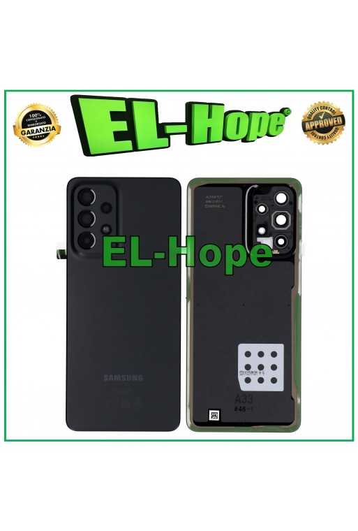COPRI BATTERIA ORIGINALE SAMSUNG GALAXY A33 5G SM-A336B SCOCCA POSTERIORE NERO COPRI BATTERIA ORIGINALE SAMSUNG GALAXY A33 5G SM-A336B SCOCCA POSTERIORE NERO