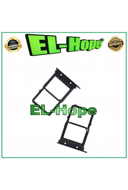 SLOT CARRELLO VANO LETTORE SCHEDA SIM + MICRO SD PER HUAWEI P30 ELE-L09 L29 NERO SLOT CARRELLO VANO LETTORE SCHEDA SIM + MICRO SD PER HUAWEI P30 ELE-L09 L29 NERO
