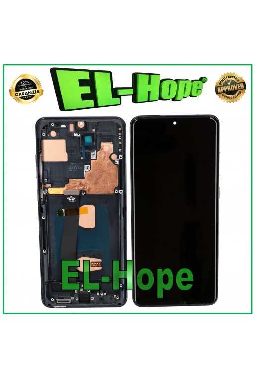 DISPLAY TFT FRAME + TOUCH SCREEN PER SAMSUNG GALAXY S20 ULTRA SM-G988 NERO DISPLAY TFT FRAME + TOUCH SCREEN PER SAMSUNG GALAXY S20 ULTRA SM-G988 NERO