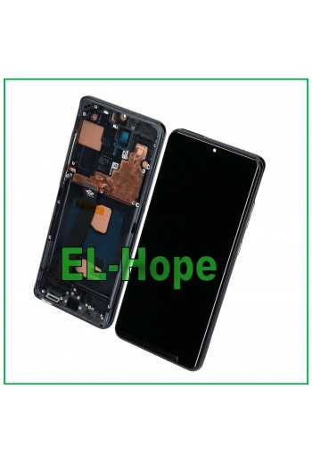 DISPLAY TFT FRAME + TOUCH SCREEN PER SAMSUNG GALAXY S20 ULTRA SM-G988 NERO