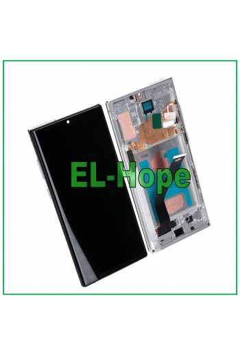 DISPLAY LCD TFT FRAME TOUCH PER SAMSUNG GALAXY NOTE 10 PLUS SM N975 N976 BIANCO
