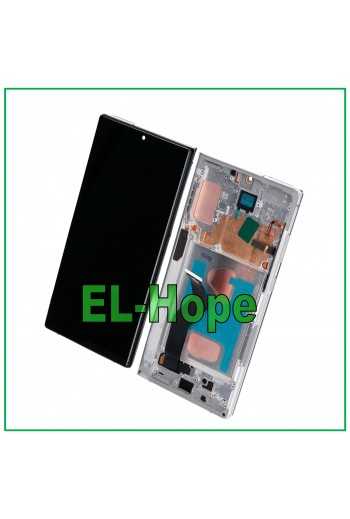 DISPLAY LCD TFT FRAME TOUCH PER SAMSUNG GALAXY NOTE 10 PLUS SM N975 N976 BIANCO