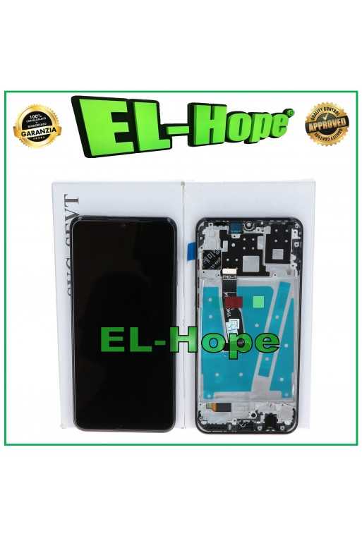 DISPLAY TOUCH + FRAME PARI ORIGINALE SERVICE HUAWEI P30 LITE MAR-LX1M 48 MP NERO DISPLAY TOUCH + FRAME PARI ORIGINALE SERVICE HUAWEI P30 LITE MAR-LX1M 48 MP NERO