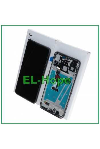 DISPLAY TOUCH + FRAME PARI ORIGINALE SERVICE HUAWEI P30 LITE MAR-LX1M 48 MP NERO