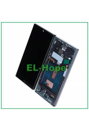 DISPLAY LCD TFT + FRAME TOUCH PER SAMSUNG GALAXY S22 ULTRA 2022 SM-S908 NERO