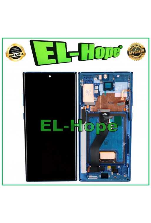 DISPLAY LCD TFT FRAME + TOUCH PER SAMSUNG GALAXY NOTE 10 PLUS SM N975 N976 BLU DISPLAY LCD TFT FRAME + TOUCH PER SAMSUNG GALAXY NOTE 10 PLUS SM N975 N976 BLU