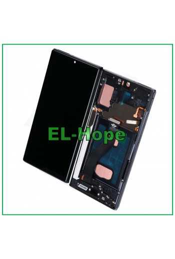 DISPLAY LCD TFT FRAME + TOUCH PER SAMSUNG GALAXY NOTE 10 PLUS SM N975 N976 NERO