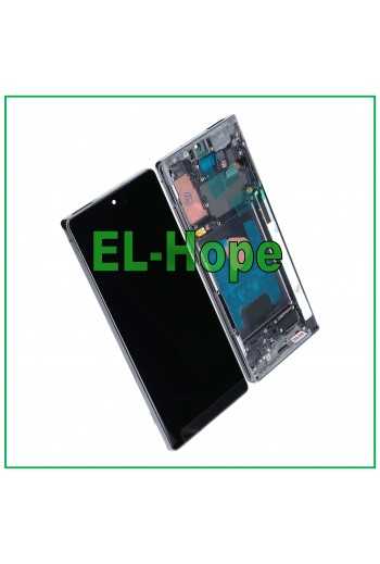 DISPLAY FRAME OLED PER SAMSUNG GALAXY NOTE 20 SM- N980 N981 TOUCH LCD VETRO GRAY