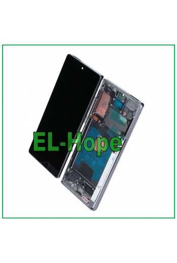 DISPLAY FRAME OLED PER SAMSUNG GALAXY NOTE 20 SM- N980 N981 TOUCH LCD VETRO GRAY