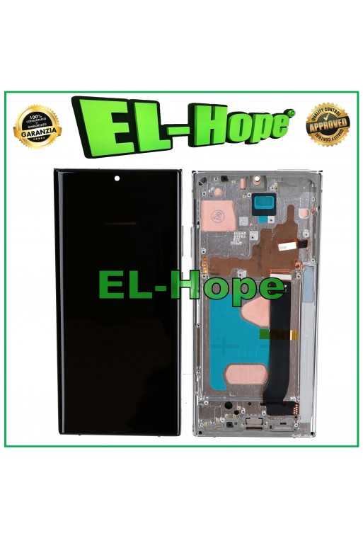 DISPLAY LCD TFT FRAME + TOUCH PER SAMSUNG GALAXY NOTE 20 ULTRA N985 N986 BIANCO DISPLAY LCD TFT FRAME + TOUCH PER SAMSUNG GALAXY NOTE 20 ULTRA N985 N986 BIANCO