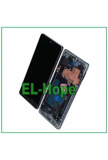 DISPLAY LCD OLED + FRAME PER SAMSUNG GALAXY S10 LITE SM-G770 TOUCH VETRO NERO