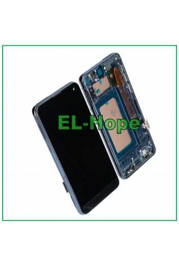DISPLAY LCD TFT FRAME + TOUCH SCREEN PER SAMSUNG GALAXY S10E SM-G970F NERO