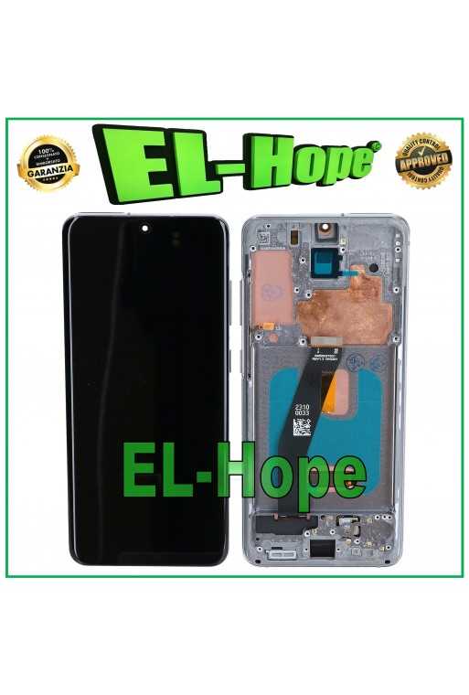 DISPLAY LCD OLED + FRAME PER SAMSUNG GALAXY S20 SM-G980 G981 TOUCH VETRO GRAY DISPLAY LCD OLED + FRAME PER SAMSUNG GALAXY S20 SM-G980 G981 TOUCH VETRO GRAY