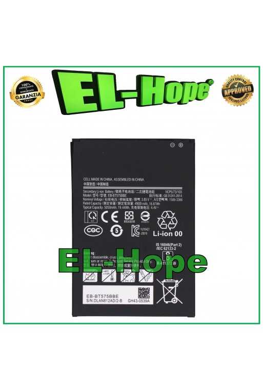 BATTERIA EB-BT575BBE SAMSUNG GALAXY ACTIVE 3 SM-T575 T570 5050mAh PARI ORIGINALE BATTERIA EB-BT575BBE SAMSUNG GALAXY ACTIVE 3 SM-T575 T570 5050mAh PARI ORIGINALE
