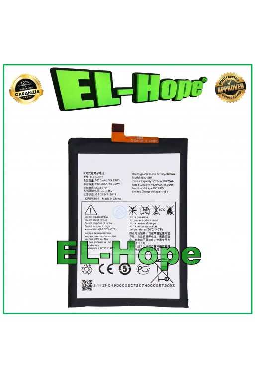 BATTERIA TLP049B7 PER TCL 30 PLUS T676 5010 mAh QUALITA' PARI ORIGINALE BATTERIA TLP049B7 PER TCL 30 PLUS T676 5010 mAh QUALITA' PARI ORIGINALE