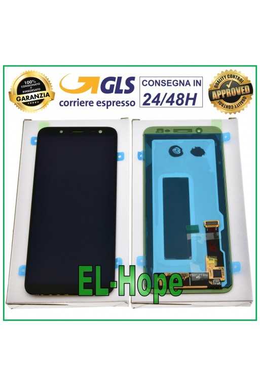 DISPLAY LCD ORIGINALE SAMSUNG GALAXY J6 2018 SM J600F N TOUCH SCREEN VETRO NERO DISPLAY LCD ORIGINALE SAMSUNG GALAXY J6 2018 SM J600F N TOUCH SCREEN VETRO NERO