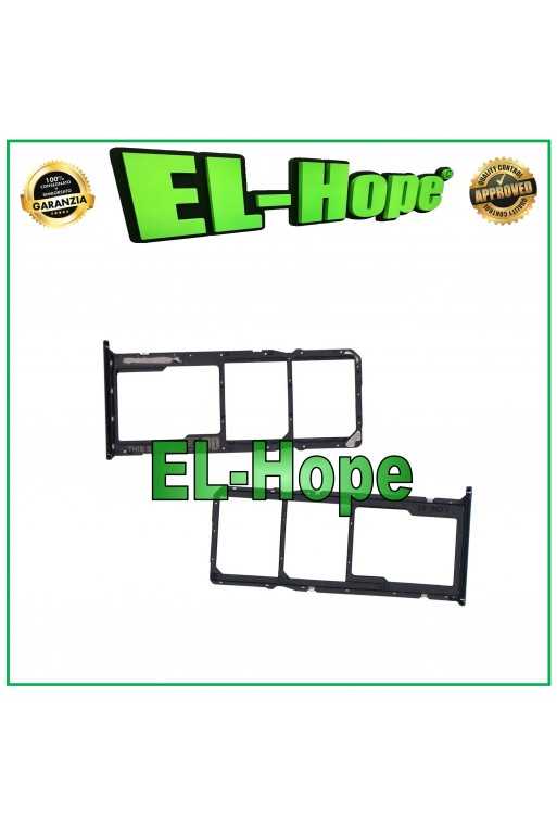 SLOT CARRELLO VANO SCHEDA SIM MICRO SD PER MOTOROLA MOTO E6 PLAY XT-2029 NERO SLOT CARRELLO VANO SCHEDA SIM MICRO SD PER MOTOROLA MOTO E6 PLAY XT-2029 NERO