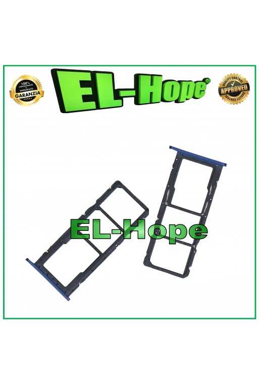 SLOT CARRELLO VANO SCHEDA NANO SIM SD HUAWEI HONOR 8A JAT-LX1 LX2 LX3 L29 BLU SLOT CARRELLO VANO SCHEDA NANO SIM SD HUAWEI HONOR 8A JAT-LX1 LX2 LX3 L29 BLU