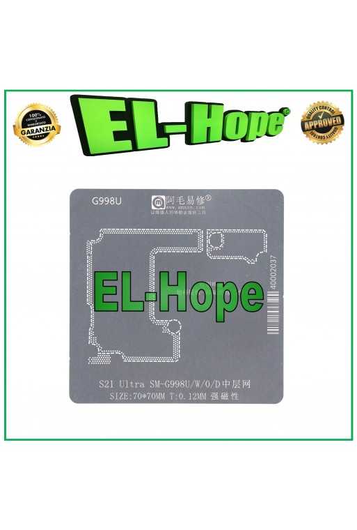 STENCIL REBALLING LAYER SCHEDA MADRE PER SAMSUNG GALAXY S21 ULTRA 5G SM-G998 U STENCIL REBALLING LAYER SCHEDA MADRE PER SAMSUNG GALAXY S21 ULTRA 5G SM-G998 U