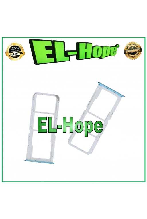SLOT CARRELLO VANO SIM SCHEDA MICRO SD PER OPPO REALME NARZO 30A RMX2156 BLU SLOT CARRELLO VANO SIM SCHEDA MICRO SD PER OPPO REALME NARZO 30A RMX2156 BLU