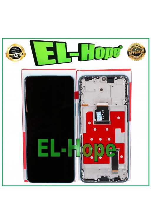 DISPLAY LCD FRAME PARI ORIGINALE SERVICE HONOR X8A CRT-LX1 LX2 TOUCH SCREEN BLU DISPLAY LCD FRAME PARI ORIGINALE SERVICE HONOR X8A CRT-LX1 LX2 TOUCH SCREEN BLU