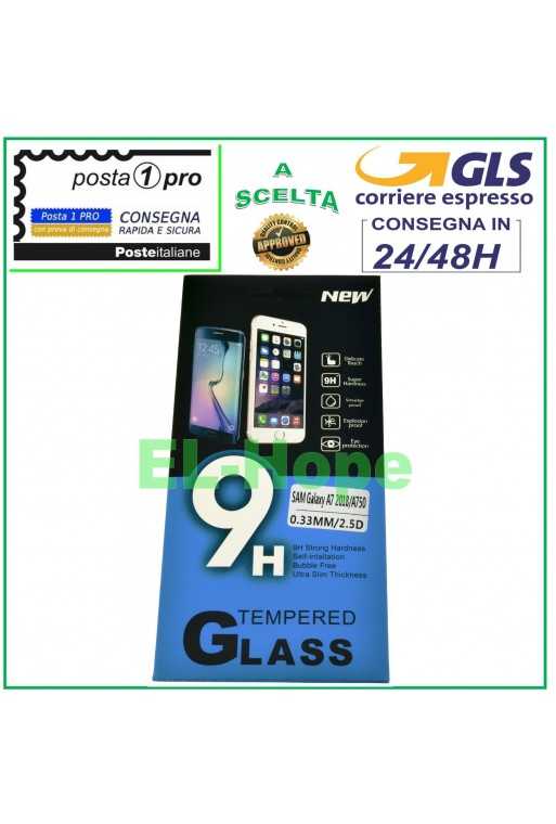 PELLICOLA IN VETRO TEMPERATO GLASS SCHERMO LCD PER SAMSUNG GALAXY A7 2018 A750F PELLICOLA IN VETRO TEMPERATO GLASS SCHERMO LCD PER SAMSUNG GALAXY A7 2018 A750F