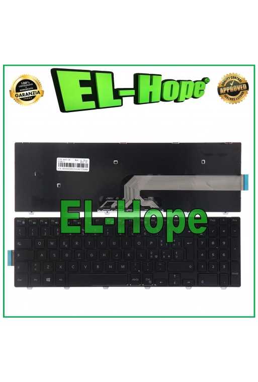 TASTIERA ITALIANA KEYBOARD PER NOTEBOOK DELL LATITUDE 3550 3560 3570 3580 NERA