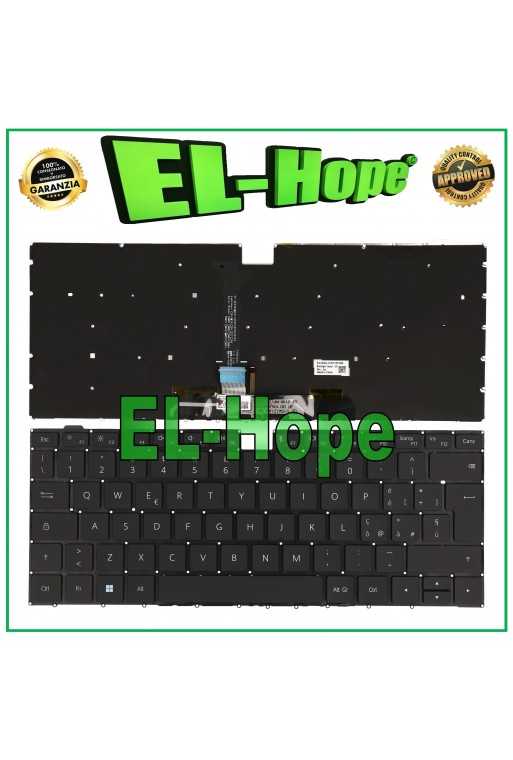 TASTIERA ITALIANA PER NOTEBOOK HUAWEI MATEBOOK NbB-WAH9P WAE9P WAQ9R HLY-W29RL